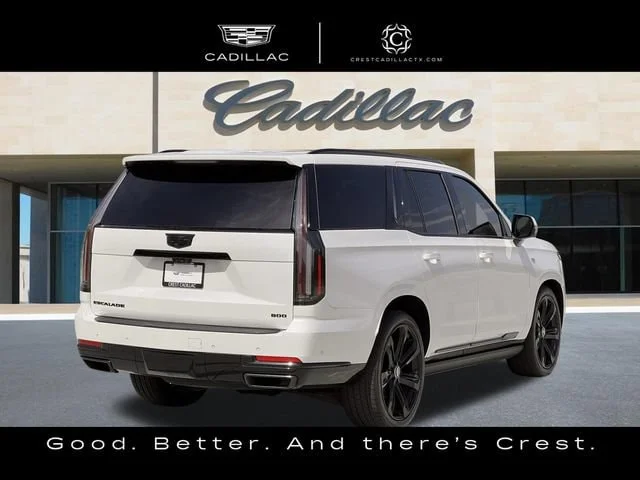 Used 2025 Crystal White Tricoat CADILLAC Sport image 2