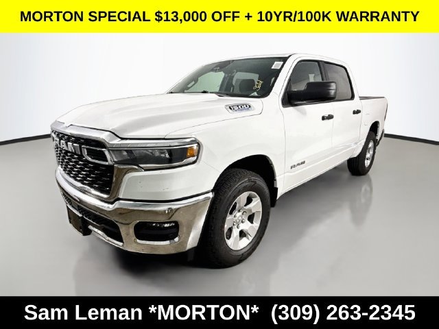 New 2026 Bright White Clear-Coat Exterior Paint Ram Big Horn/Lone Star image 3