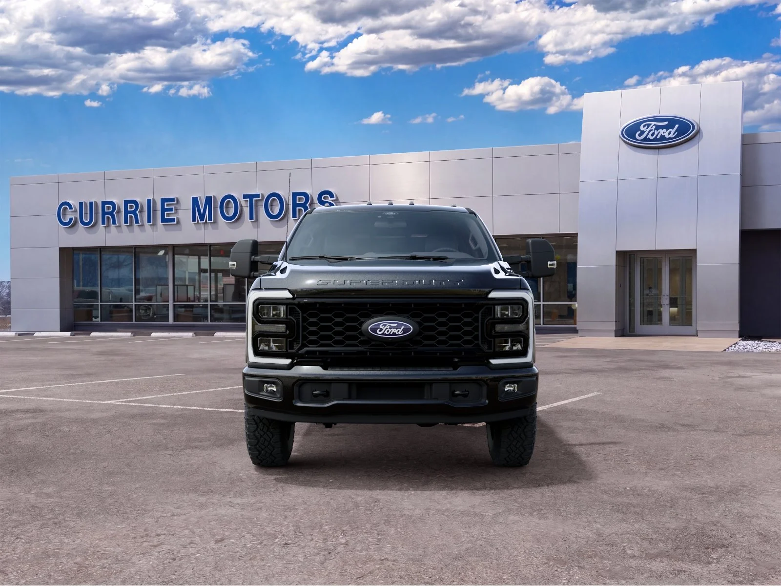 New 2027 Agate Black Metallic Ford XLT image 3
