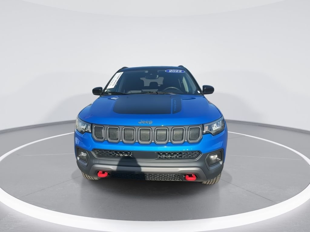 Certified Used 2022 Blue Jeep Trailhawk image 3