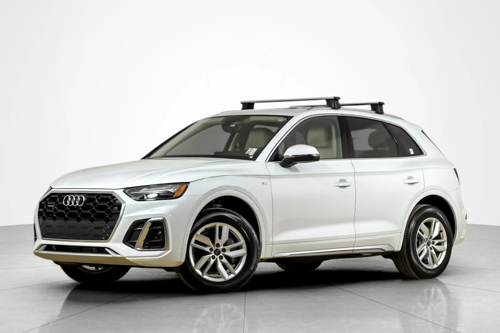 Used 2023 Glacier White Metallic Audi S line Premium 45 TFSI quattro image 1