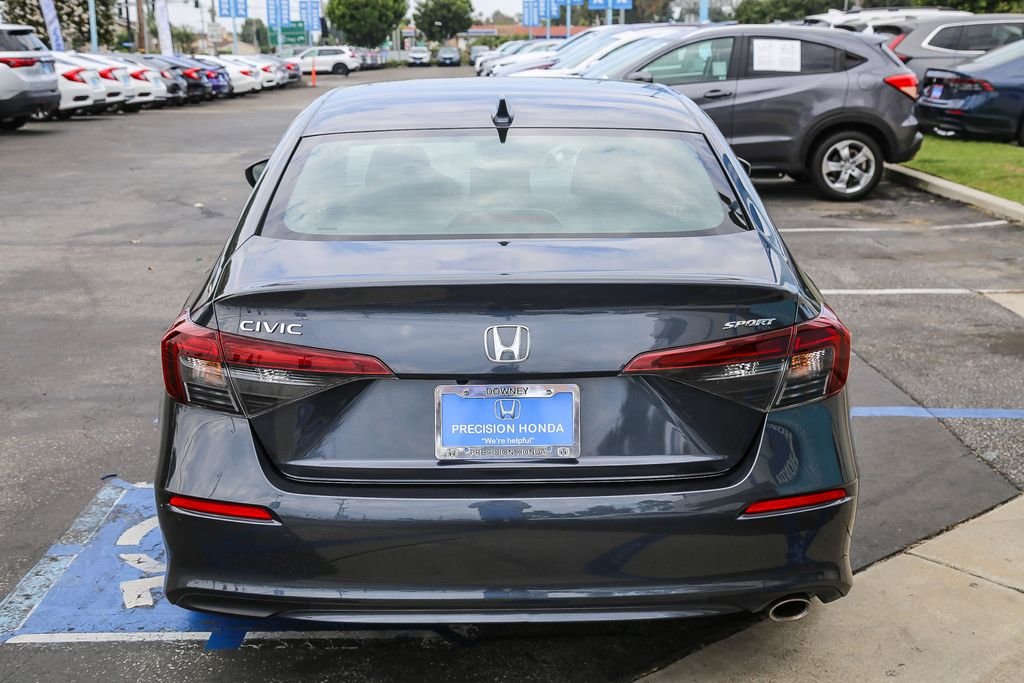 Certified Used 2025 Meteorite Gray Metallic Honda 4D SPORT image 6