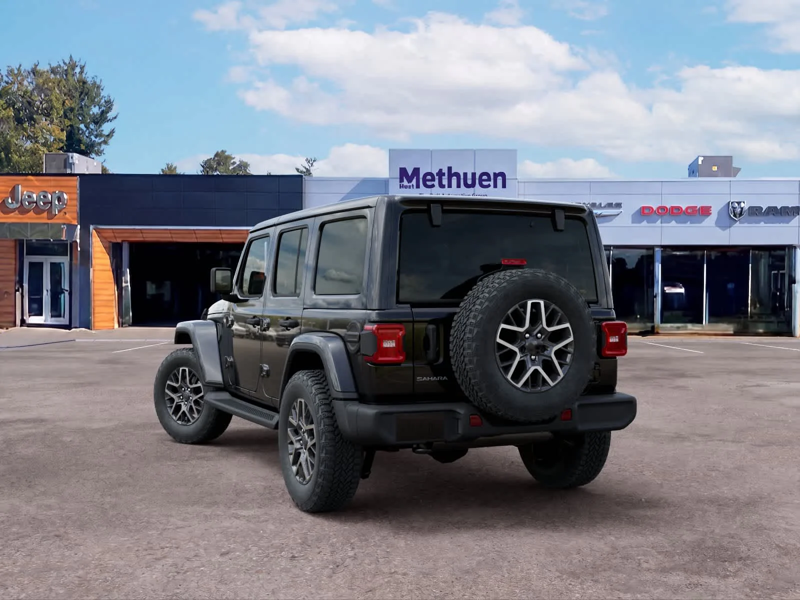 New 2027 Black Clearcoat Jeep Sahara image 3