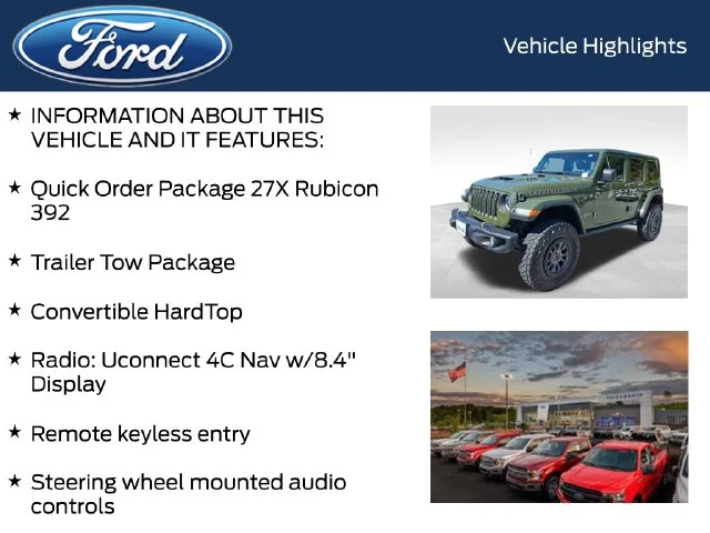 Used 2023 Green Jeep Rubicon 392 image 5