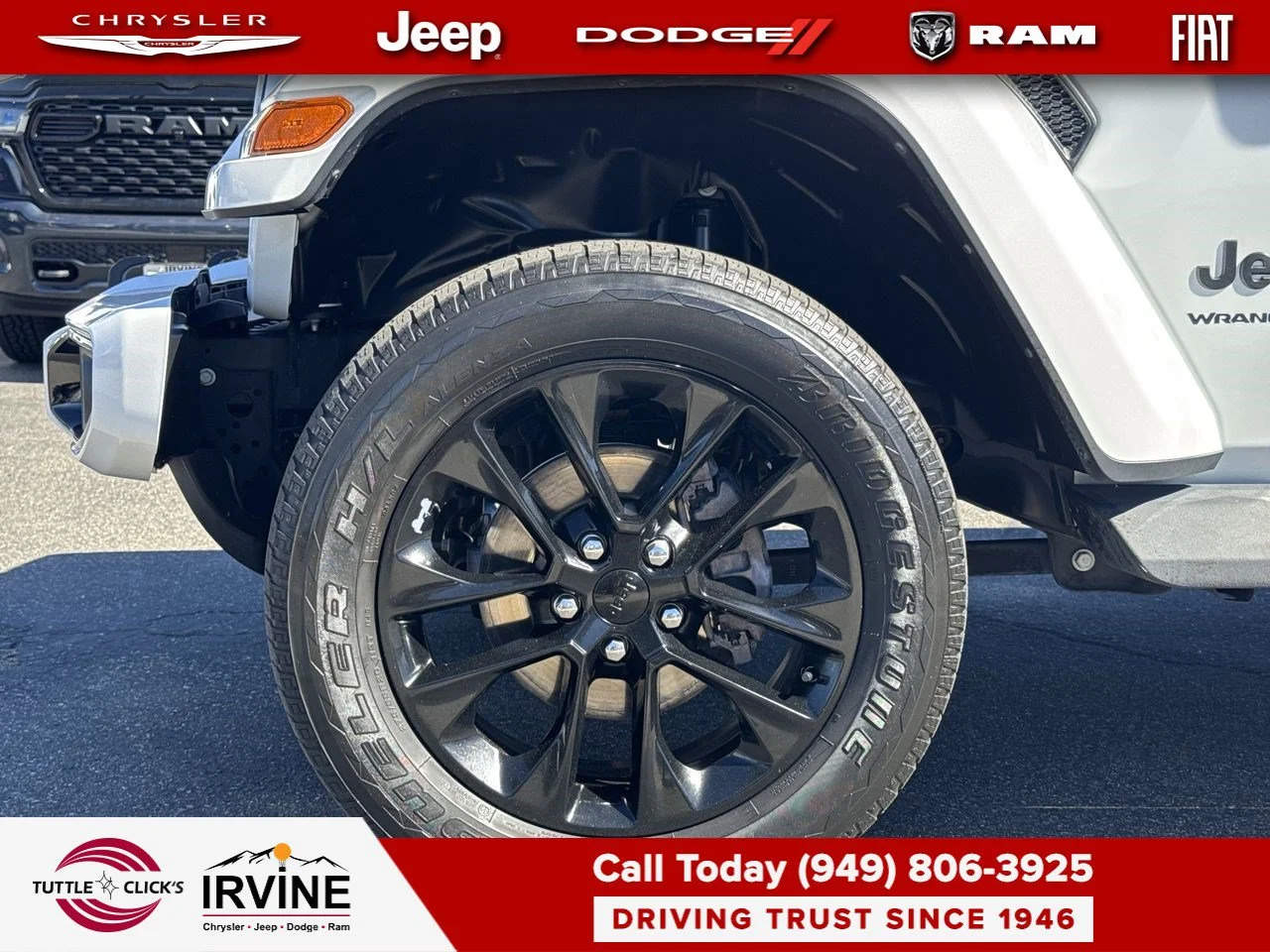 Used 2023 Bright White Clearcoat Jeep High Altitude image 20