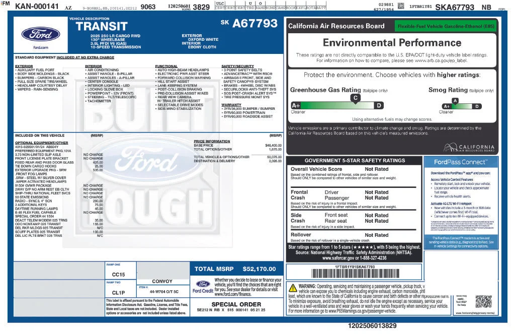 Used 2025 White Ford Base image 10
