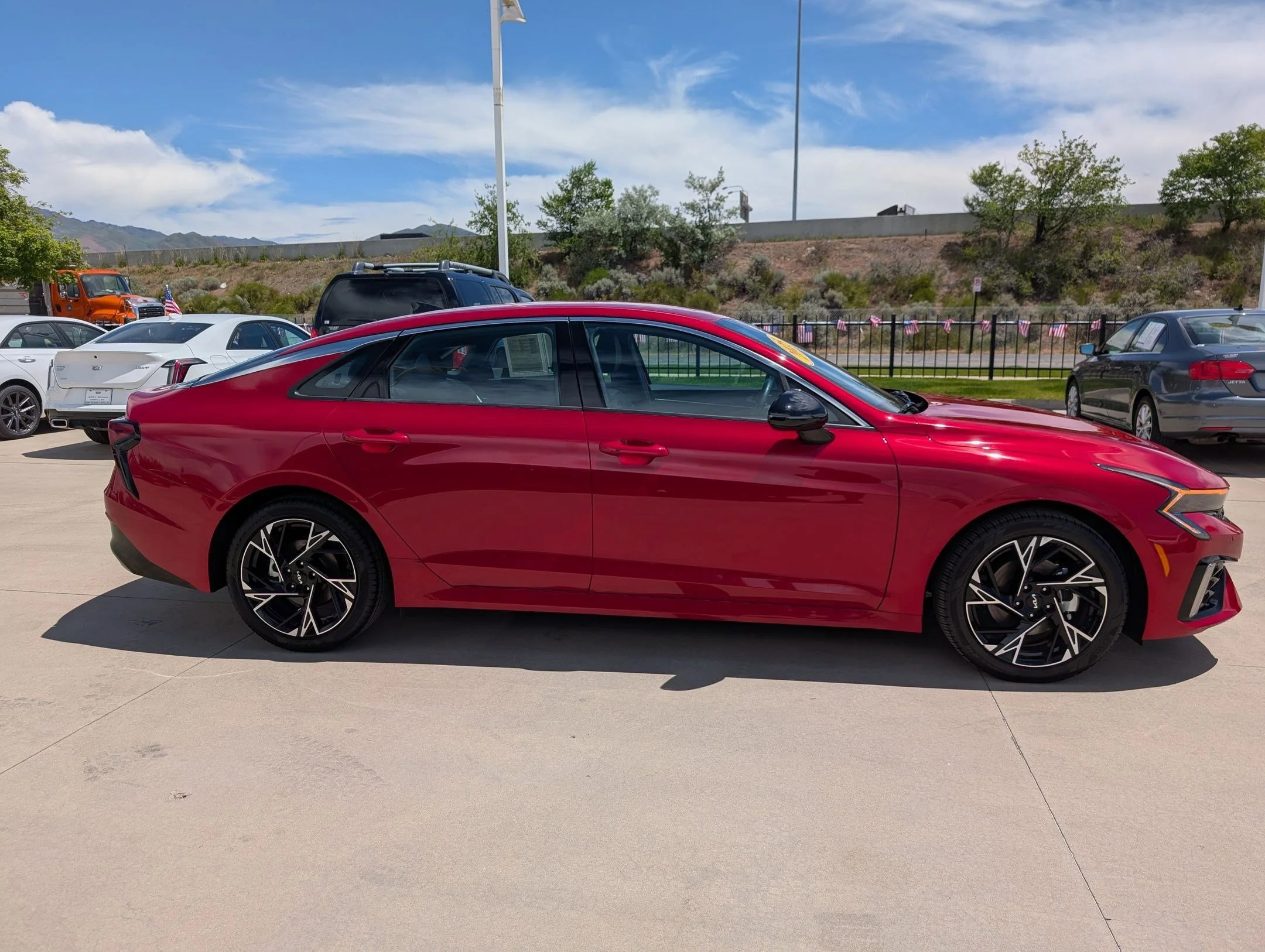 Used 2025 Runway Red Kia GT-Line image 6