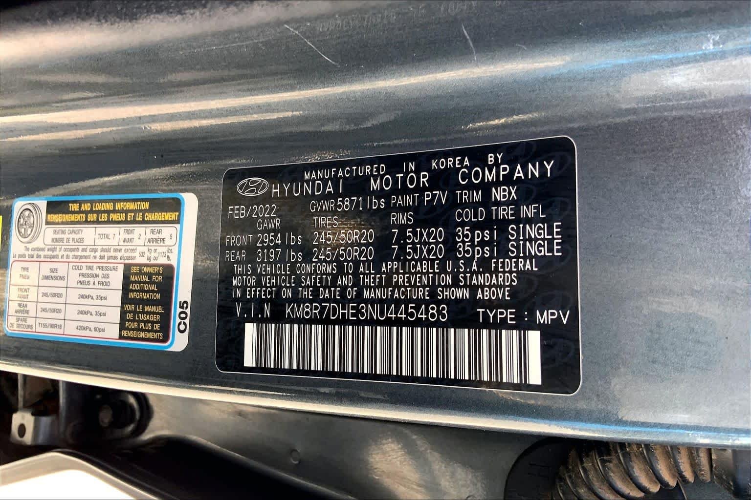 Used 2022 Steel Graphite Hyundai Calligraphy image 29