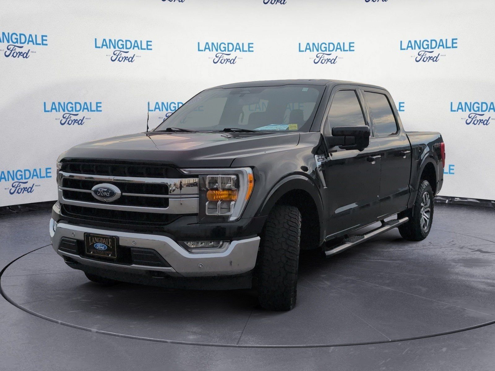 Used 2022 Agate Black Metallic Ford Lariat image 11