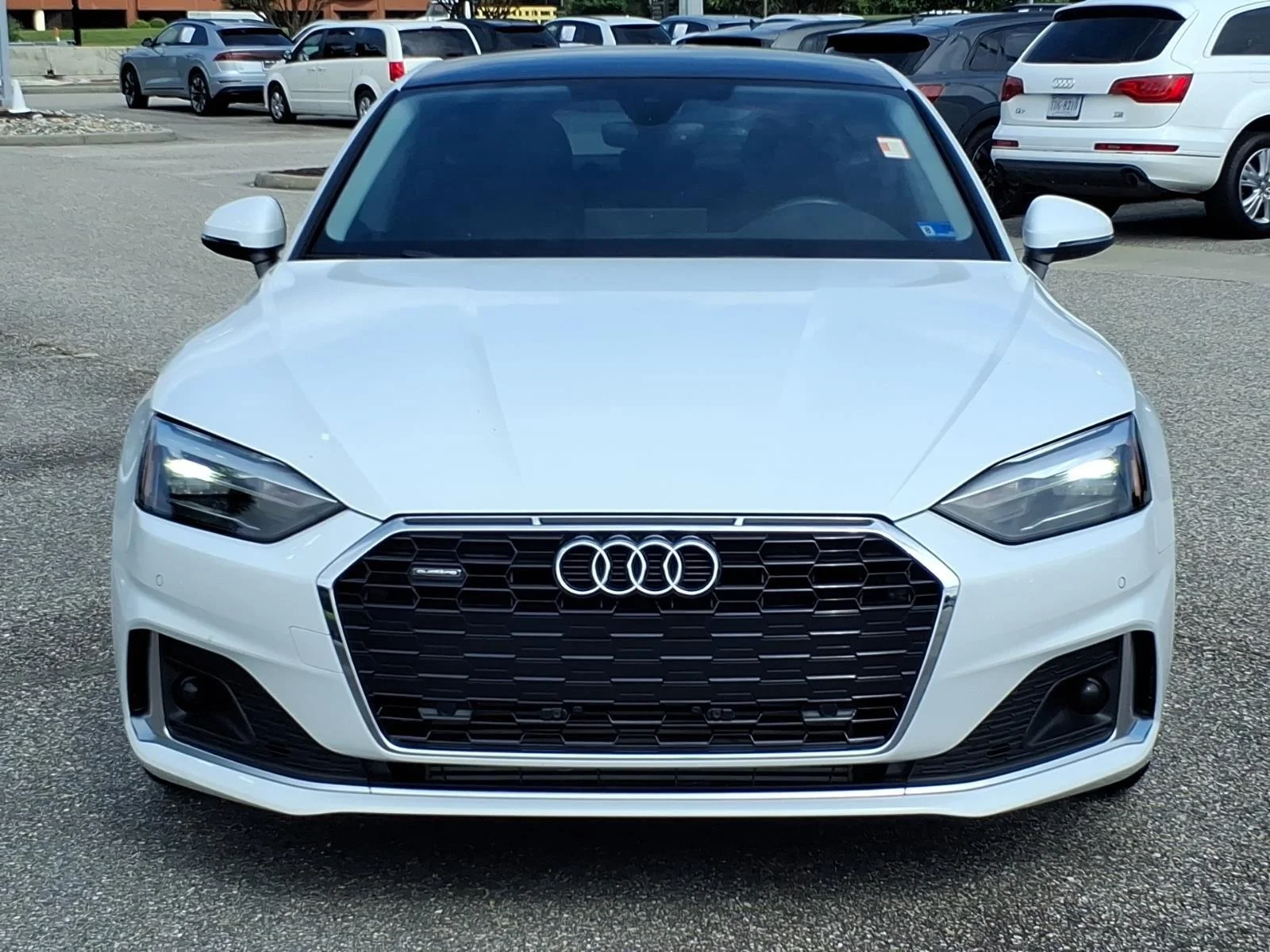 Used 2022 Glacier White Metallic Audi Premium image 2