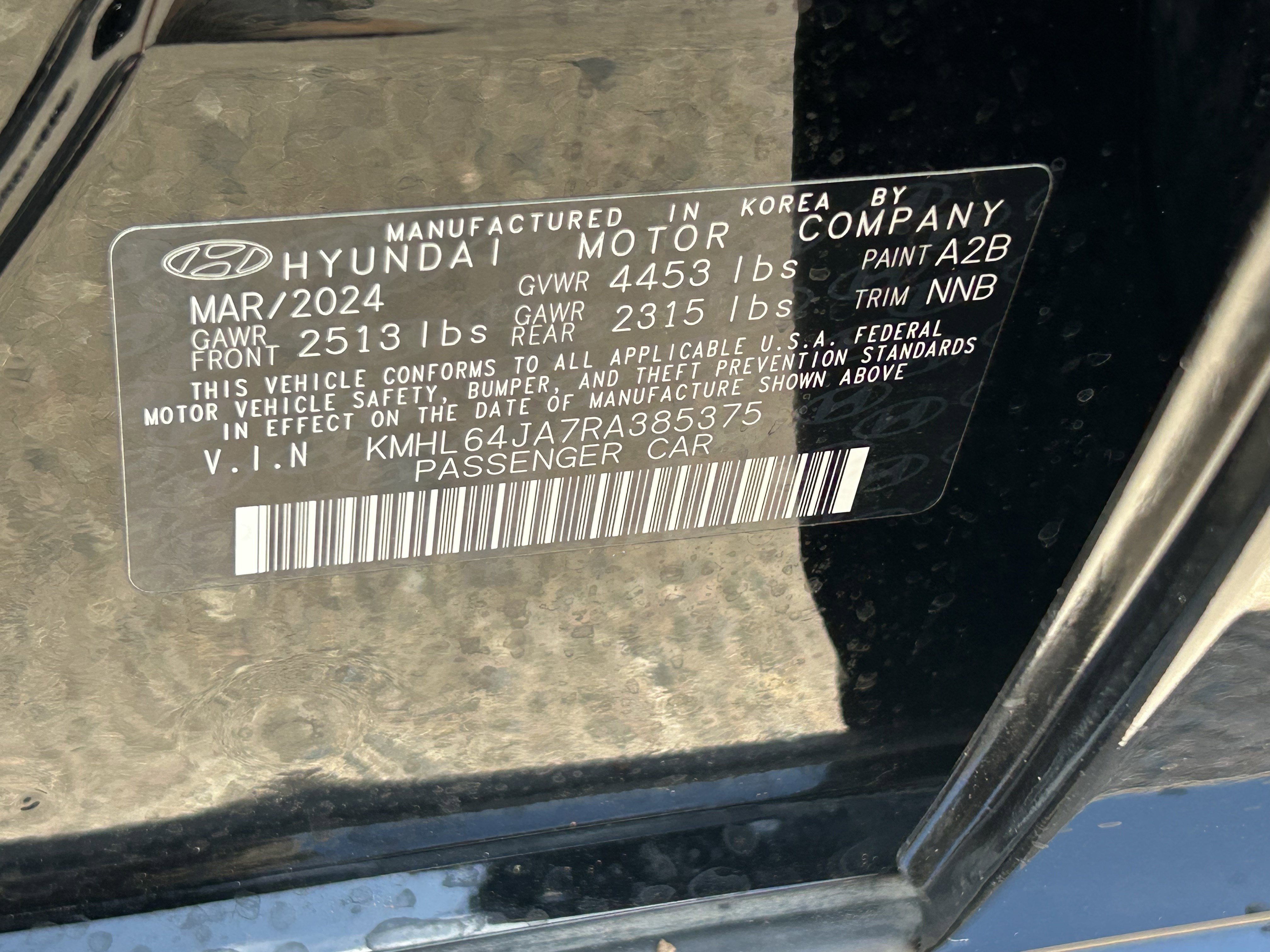 Certified Used 2024 Onyx Black Hyundai SEL image 34