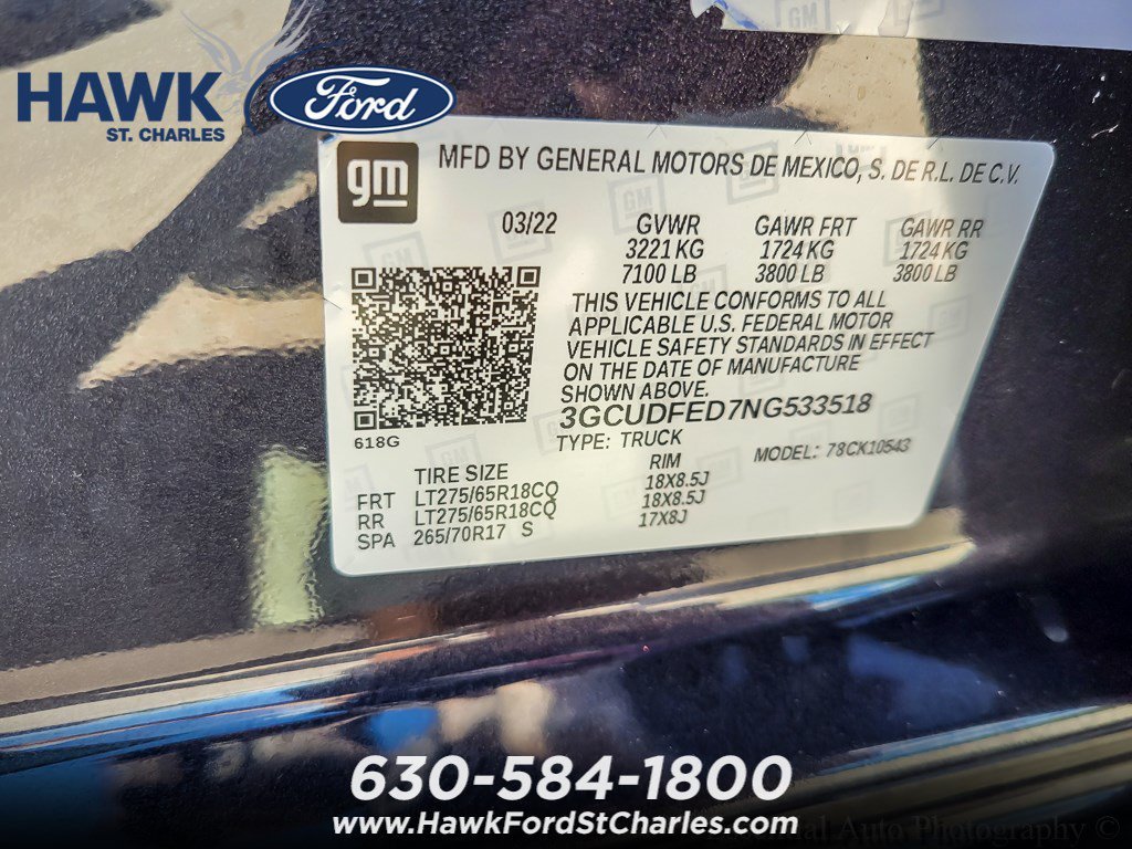 Certified Used 2022 Dark Ash Metallic Chevrolet LT Trail Boss image 24
