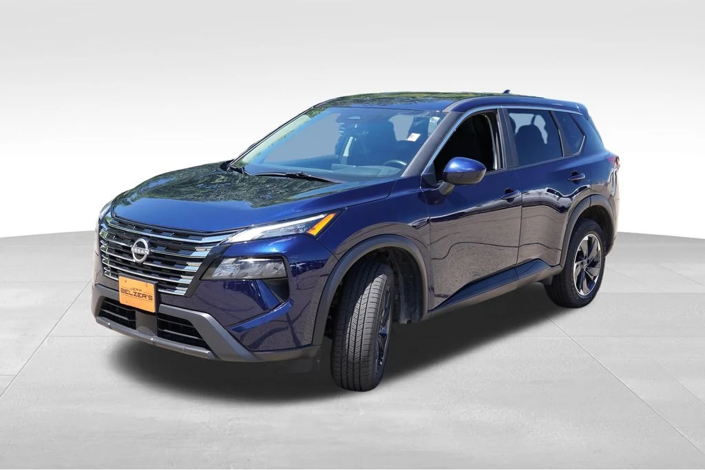 Certified Used 2025 Deep Ocean Blue Pearl Nissan SV image 11