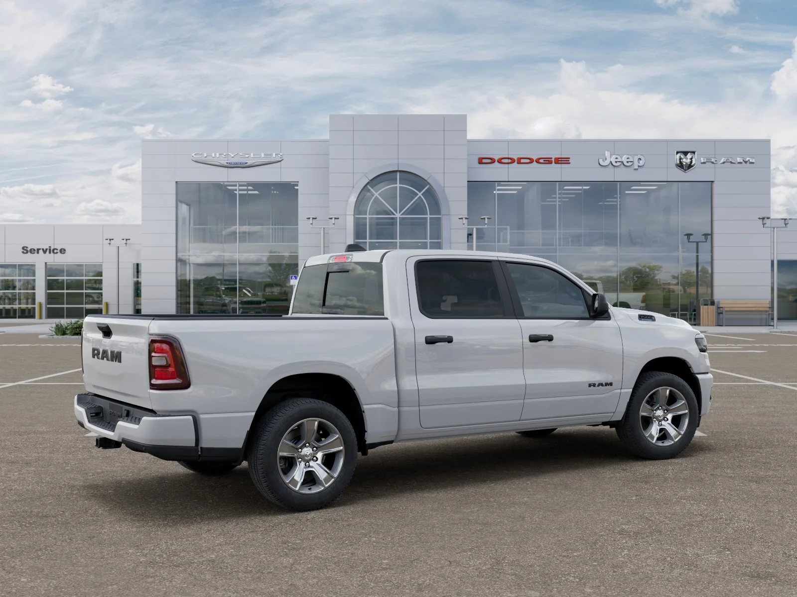 New 2026 Bright White Clearcoat RAM Express image 4