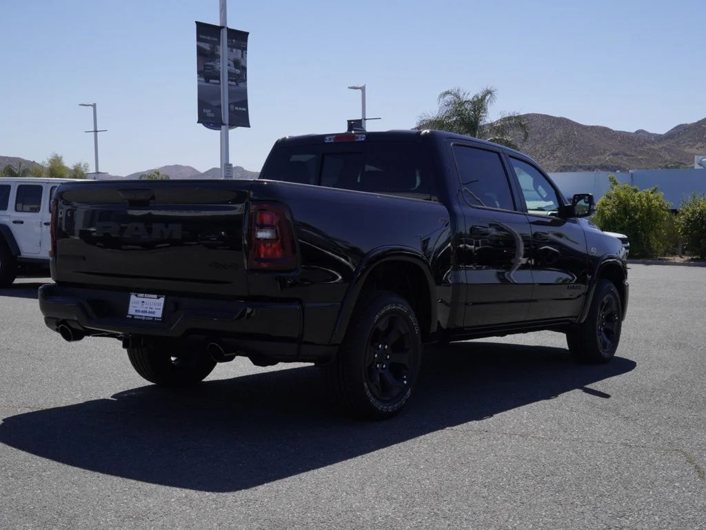 New 2026 Diamond Black Crystal Pearl-Coat Exterior Paint RAM Big Horn/Lone Star image 3