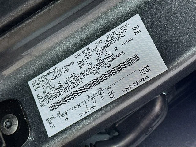 New 2026 Carbonized Gray Metallic Ford Raptor image 33