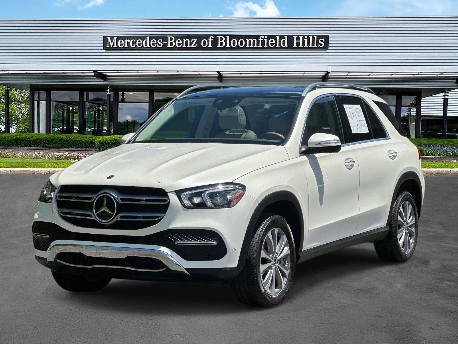 Used 2020 designo Diamond White Bright Mercedes-Benz GLE 450 image 1