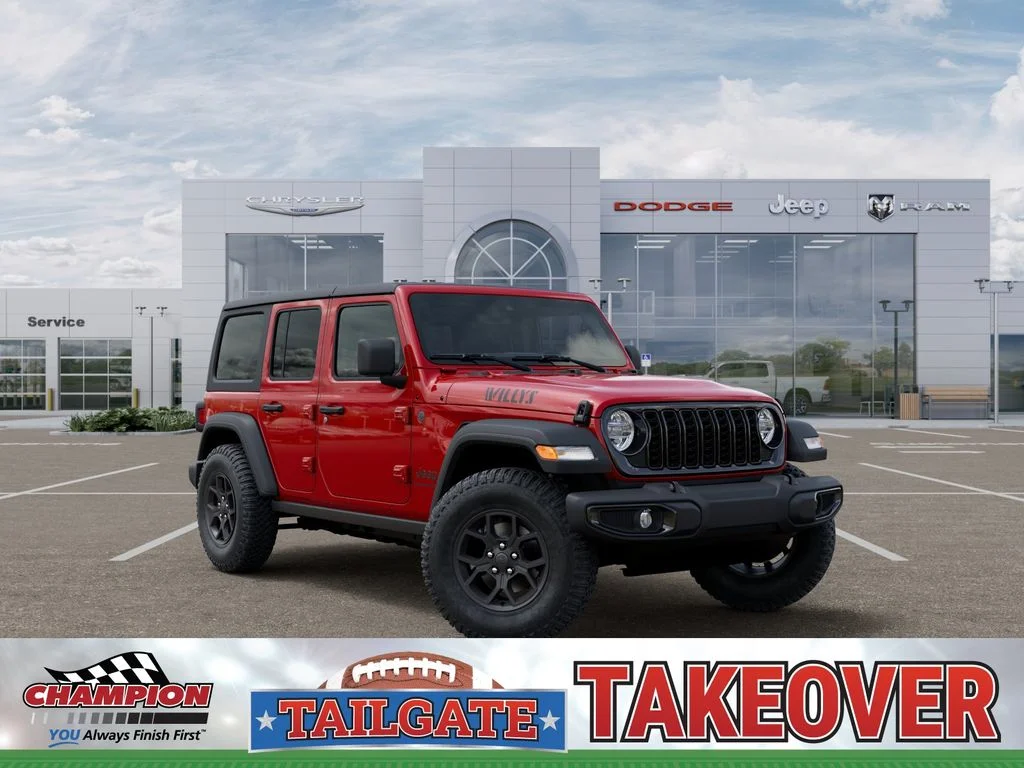 New 2026 Red Jeep Willys image 5