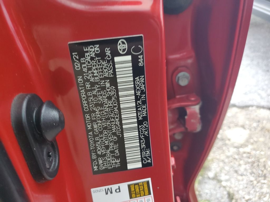 Certified Used 2021 Red Toyota SE image 26