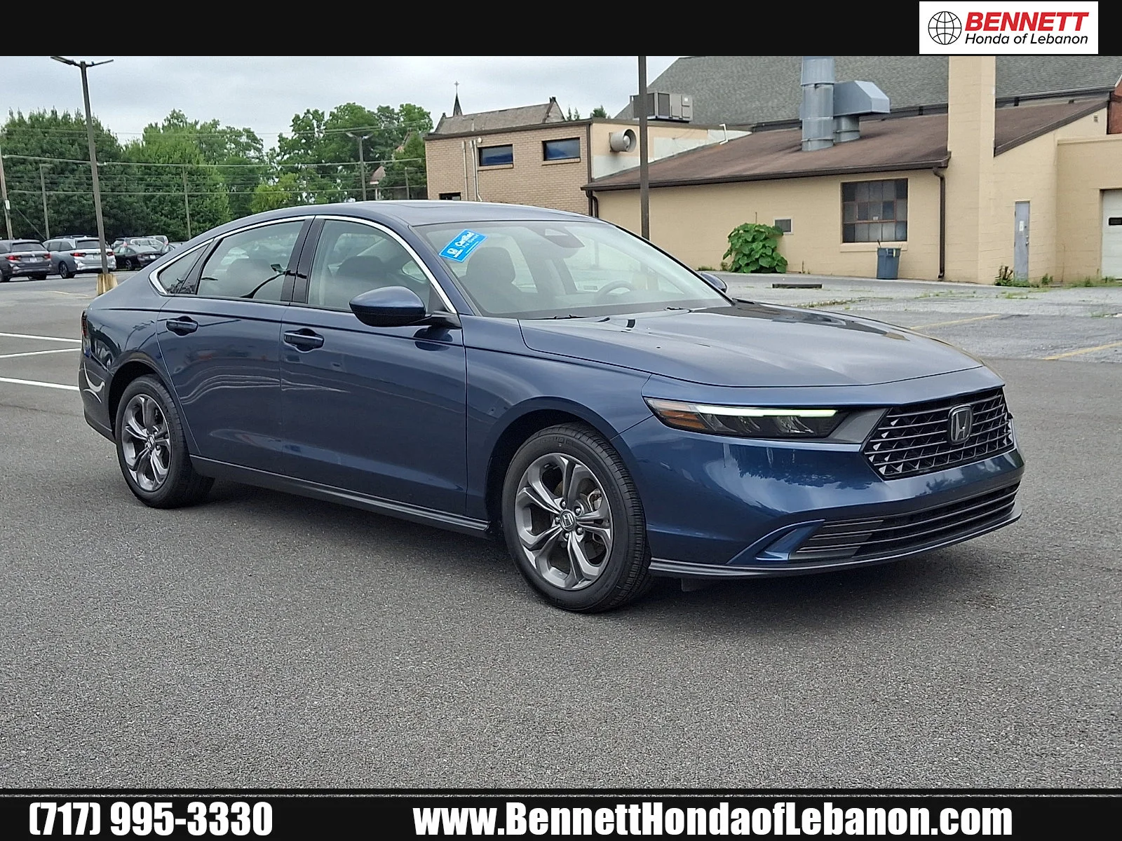Certified Used 2024 Canyon River Blue Metallic Honda 1.5T EX image 1