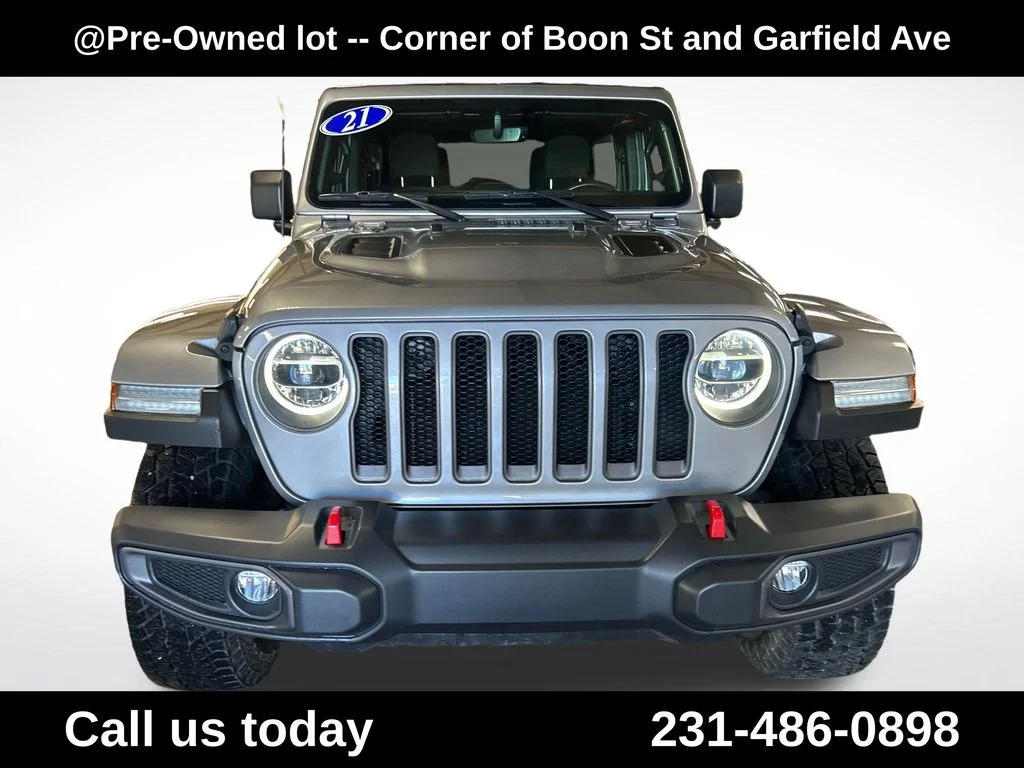 Used 2021 Silver Jeep Unlimited Rubicon image 8