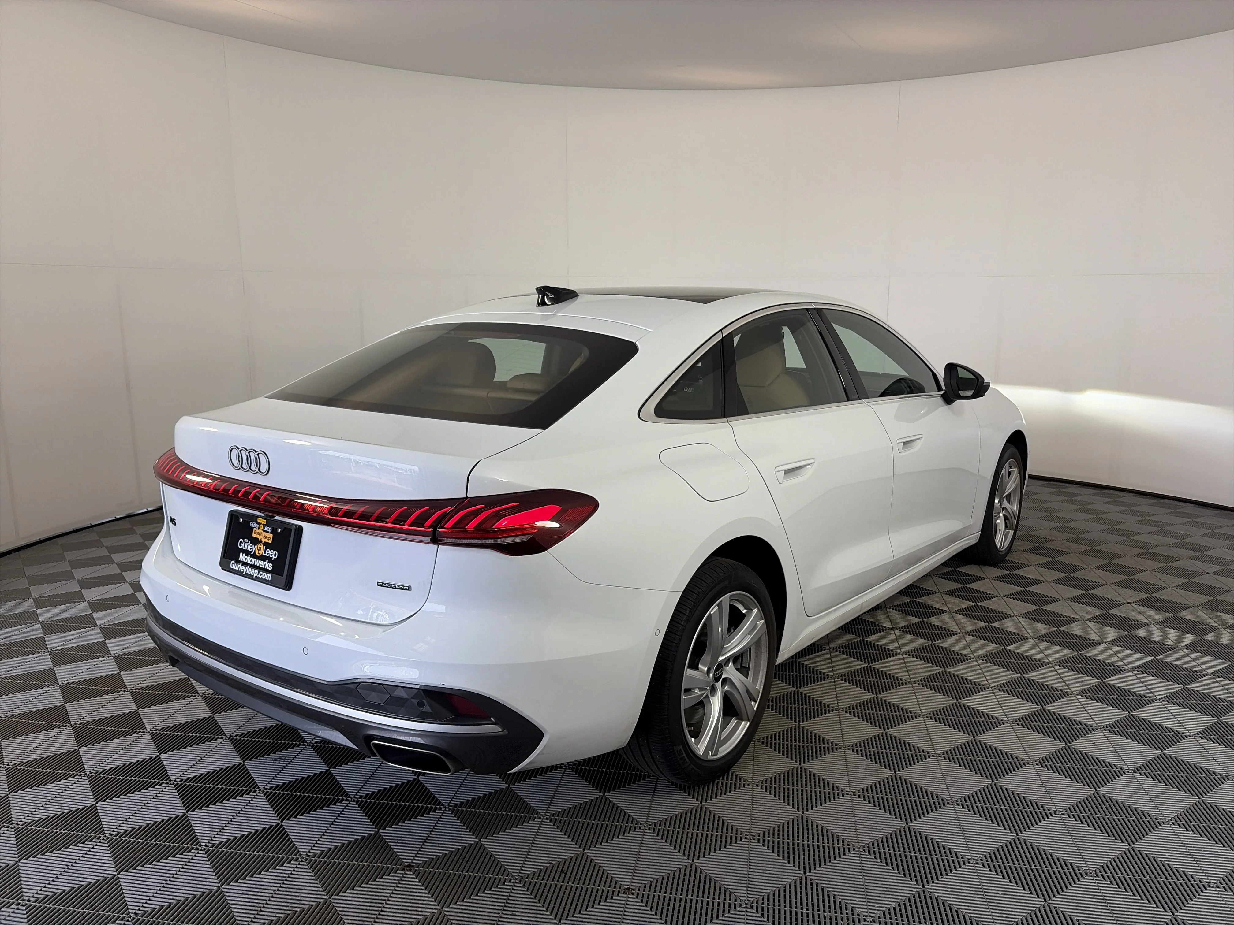 Used 2025 Glacier White Metallic Audi Premium Plus image 11