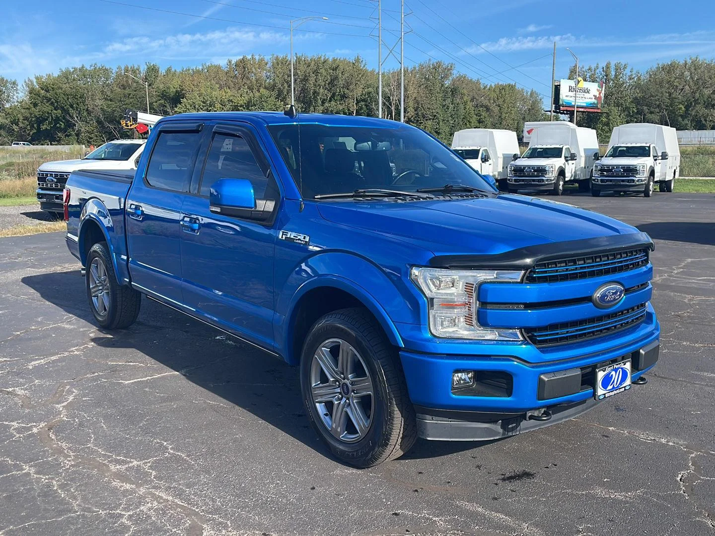 Certified Used 2020 Velocity Blue Ford LARIAT image 7