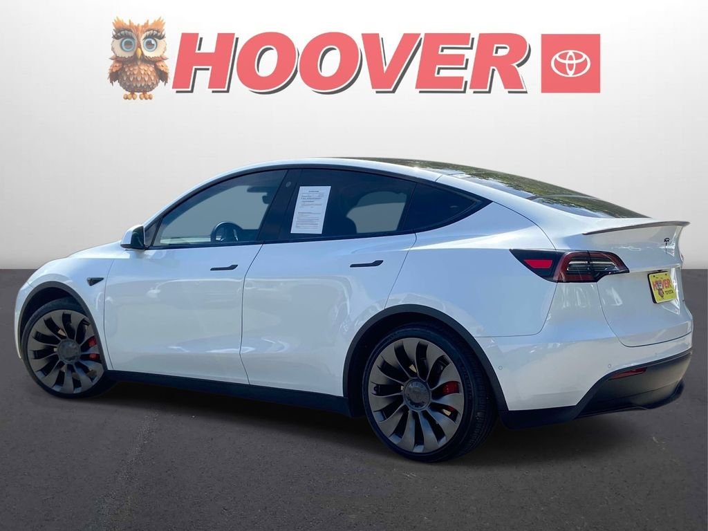 Used 2022 White Tesla Performance image 9