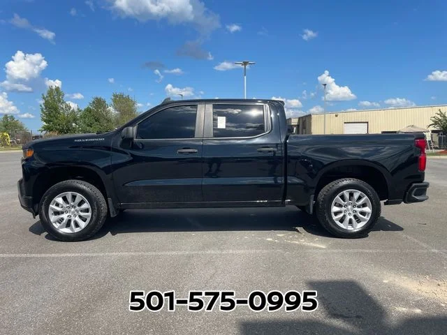 Used 2020 Chevrolet Silverado 1500 Custom with VIN 3GCPWBEHXLG211343 for sale in Little Rock