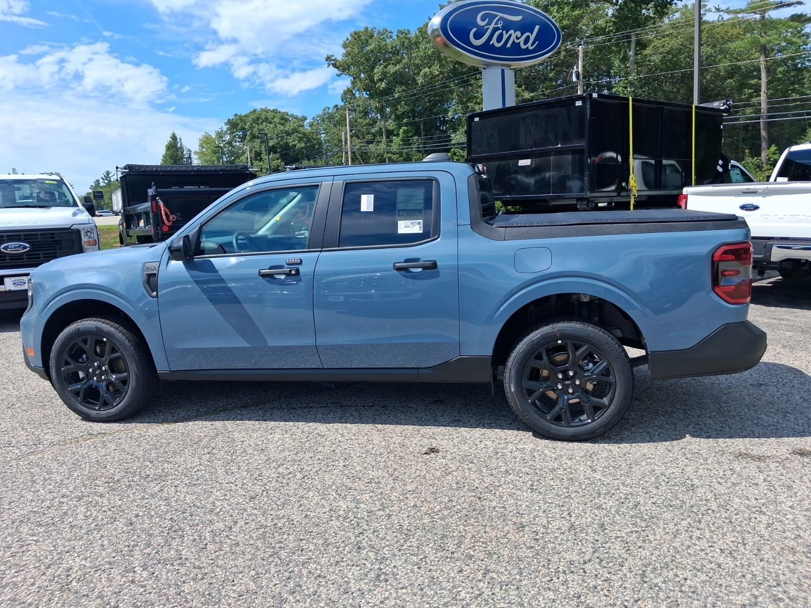 New 2026 Azure Gray Metallic Tri-Coat Ford XLT image 8