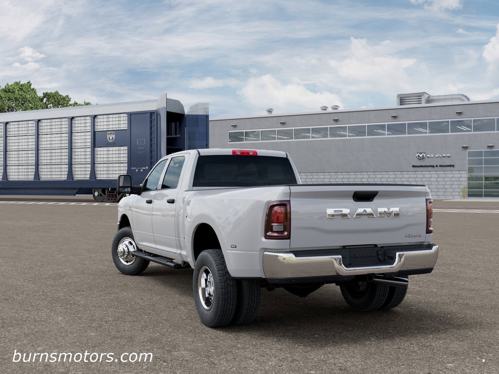 New 2026 Bright White Clear-Coat Exterior Paint RAM Tradesman Dually image 3