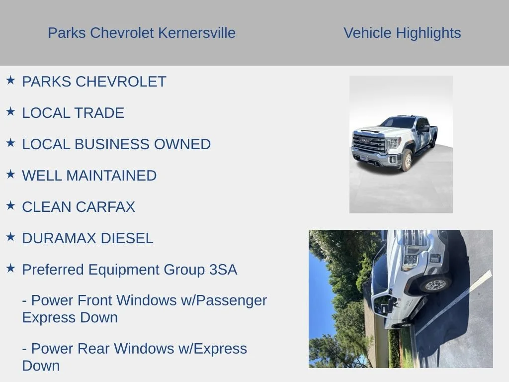 Used 2022 SUMMIT WHITE GMC SLE image 7