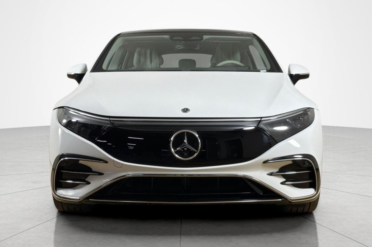 Certified Used 2023 Polar White Mercedes-Benz EQS 450 image 8