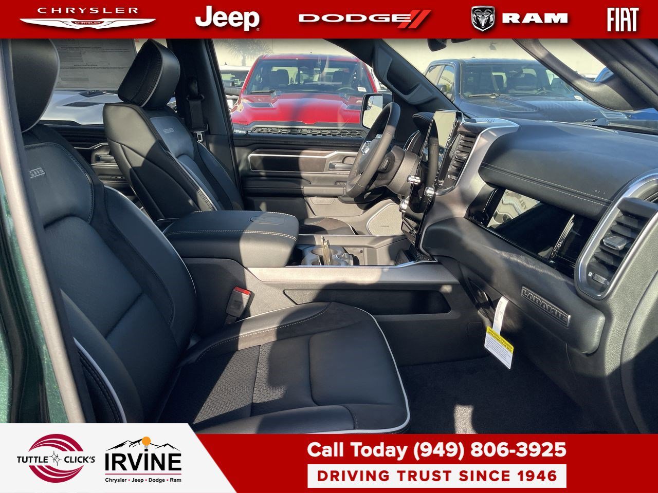 New 2026 Serrano-Green Metallic Exterior Paint RAM Laramie image 16