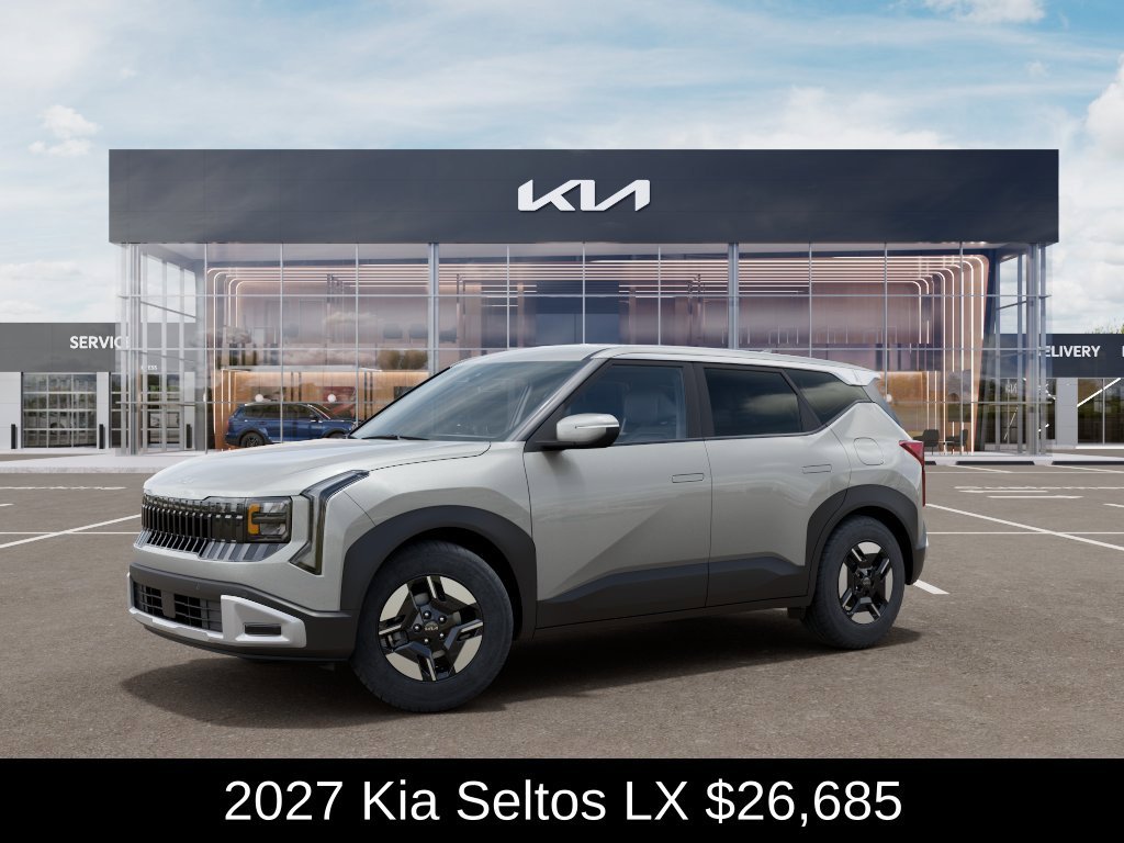 New 2027 Ivory Silver Kia LX image 4