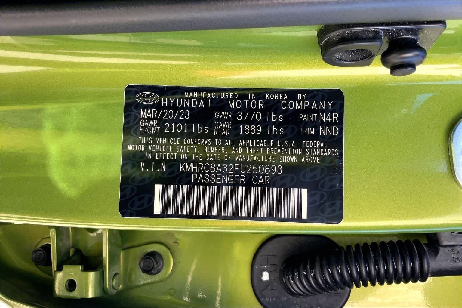 Used 2023 Green Apple Hyundai SEL image 36
