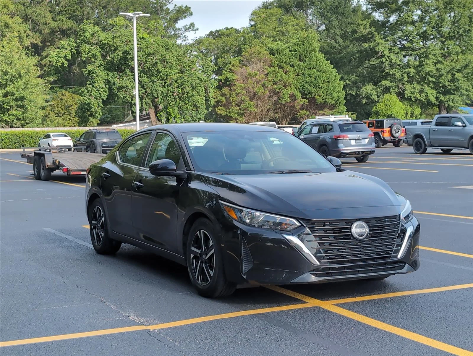 Used 2024 Super Black Nissan SV image 9