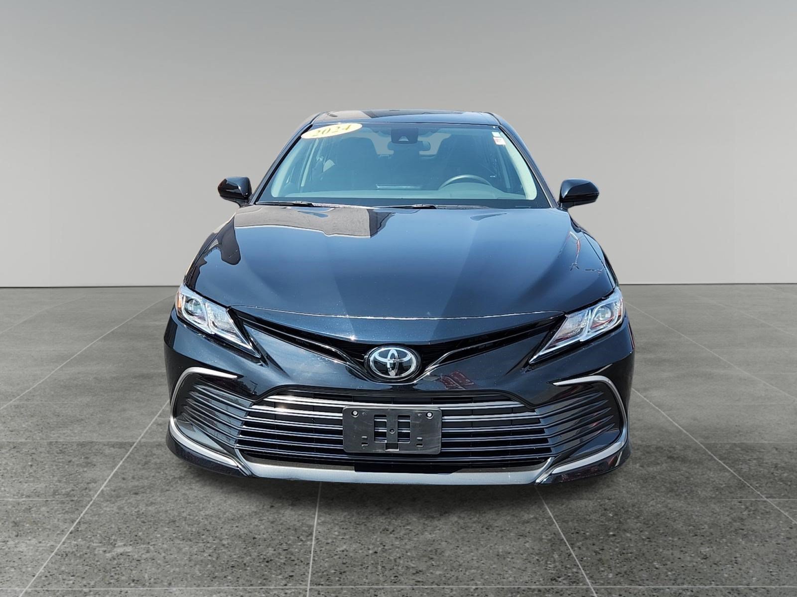 Certified Used 2024 Midnight Black Metallic Toyota LE image 2