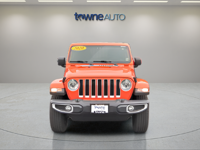 Used 2020 Orange Jeep Unlimited Sahara image 11