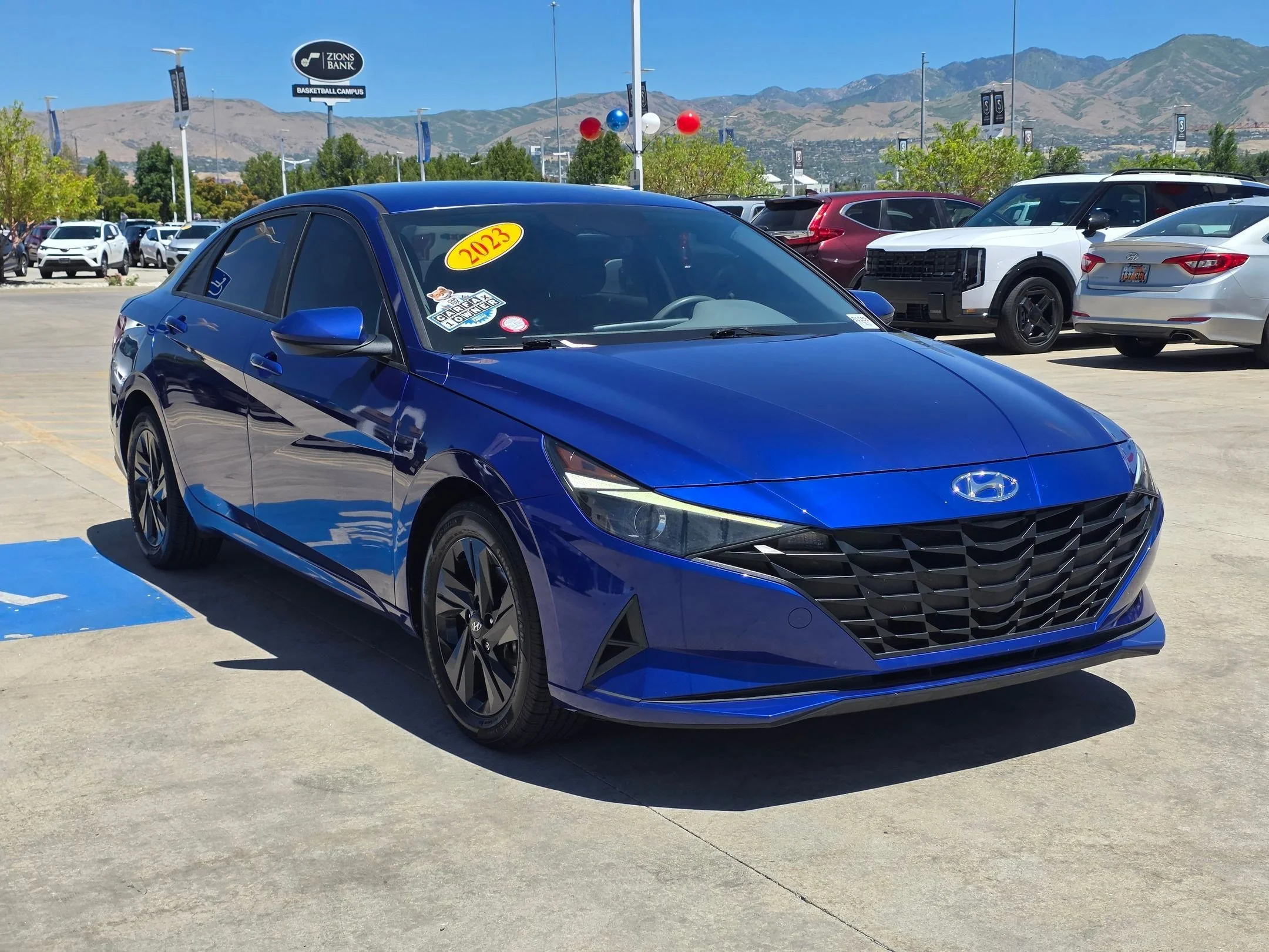 Used 2023 Intense Blue Hyundai Blue image 7