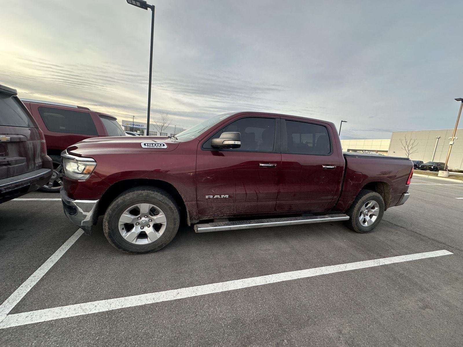 Used 2019 RAM Ram 1500 Pickup Big Horn/Lone Star with VIN 1C6SRFFT1KN663884 for sale in Kansas City