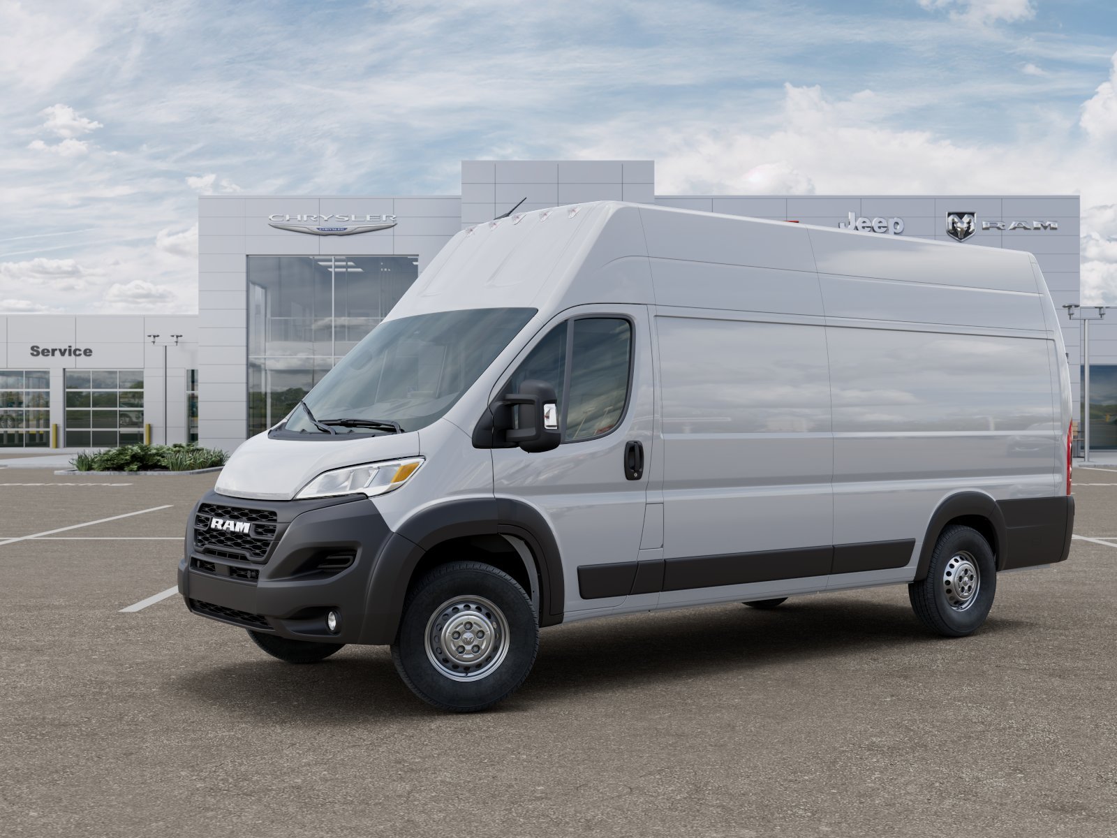 New 2026 Bright White Clear-Coat Exterior Paint RAM Tradesman image 20