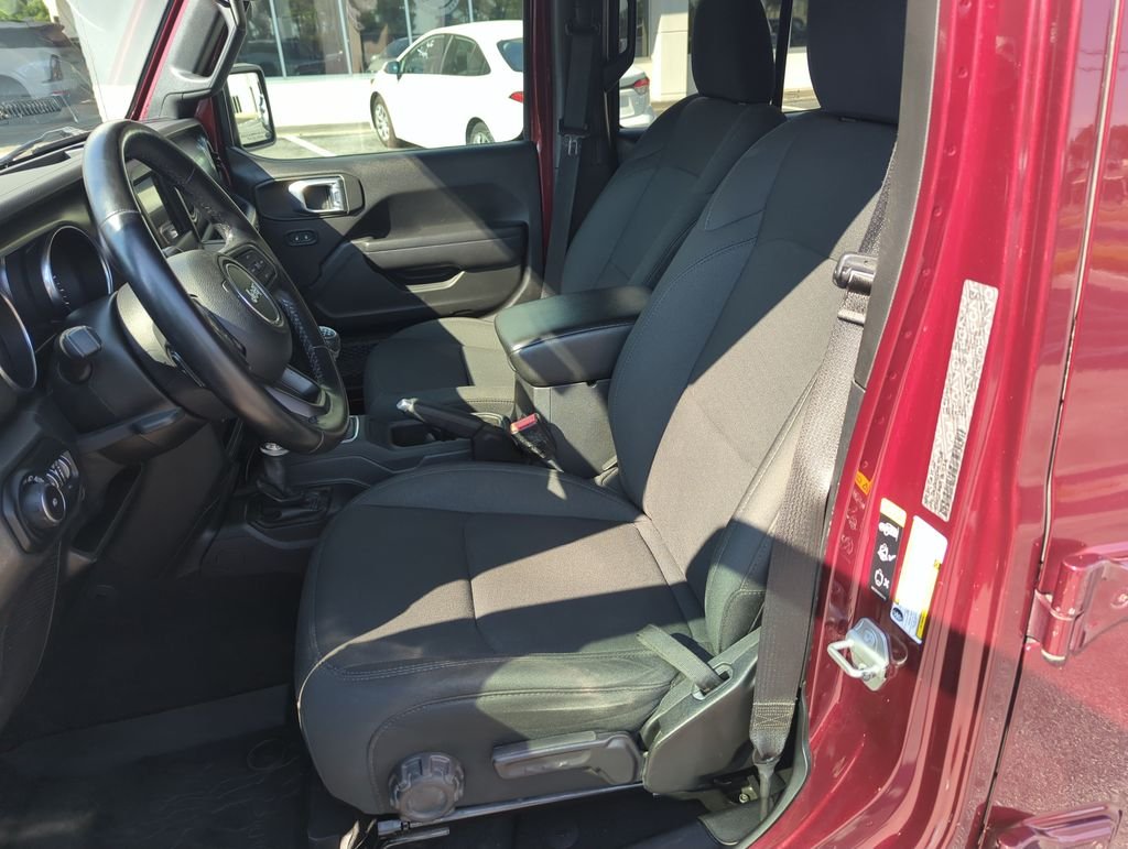 Used 2021 Red Jeep Unlimited Willys image 11
