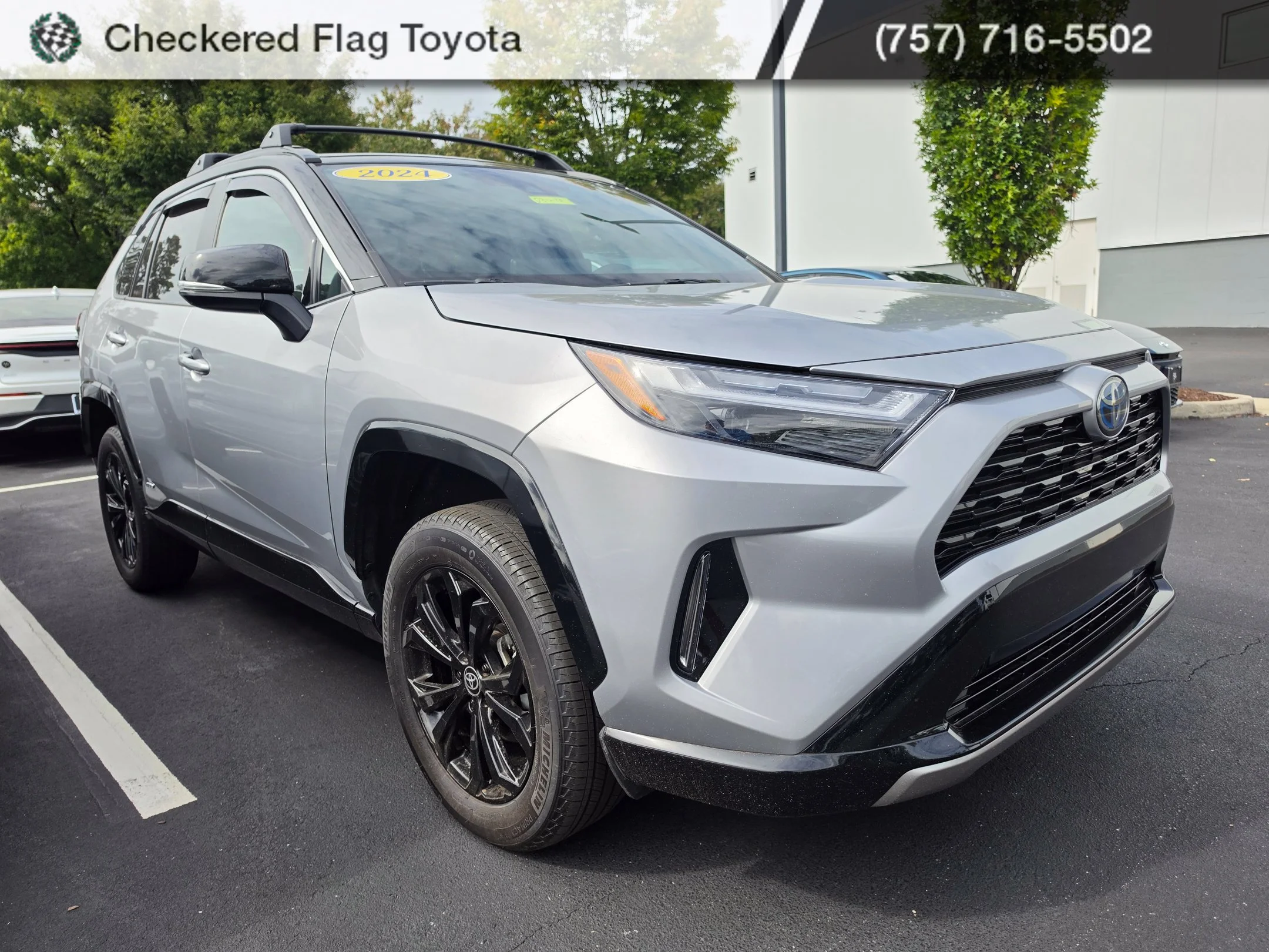 Used 2024 Silver Sky Metallic/Midnight Black Metallic Toyota XSE image 3
