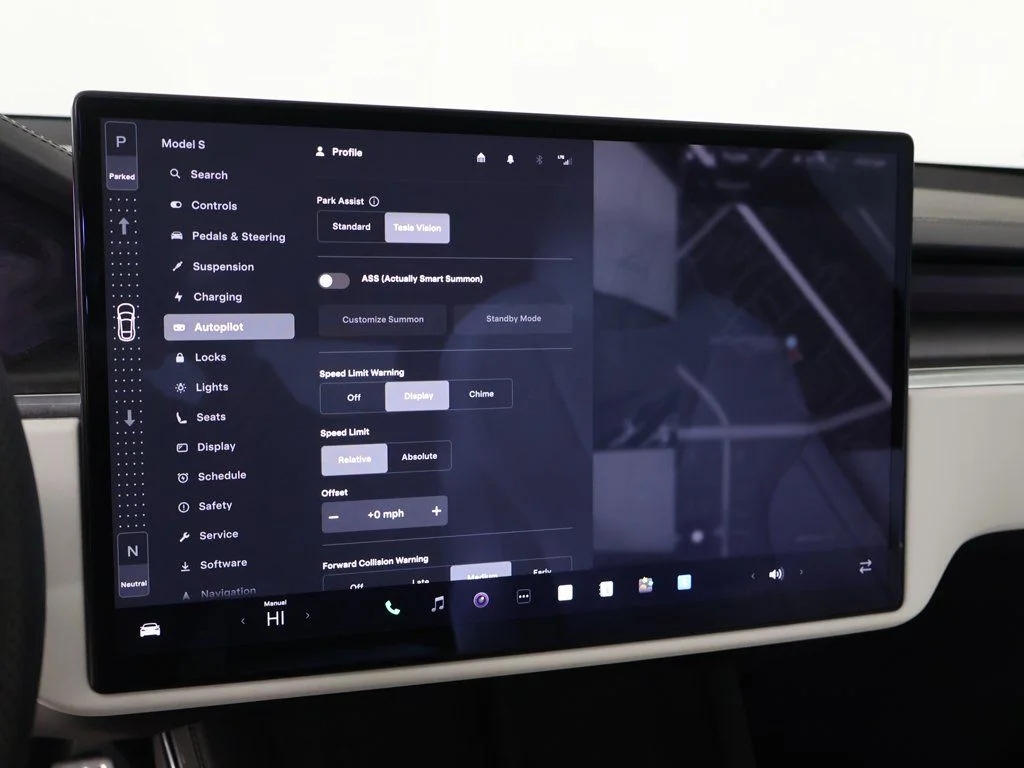 Used 2023 Blue Tesla Plaid image 47