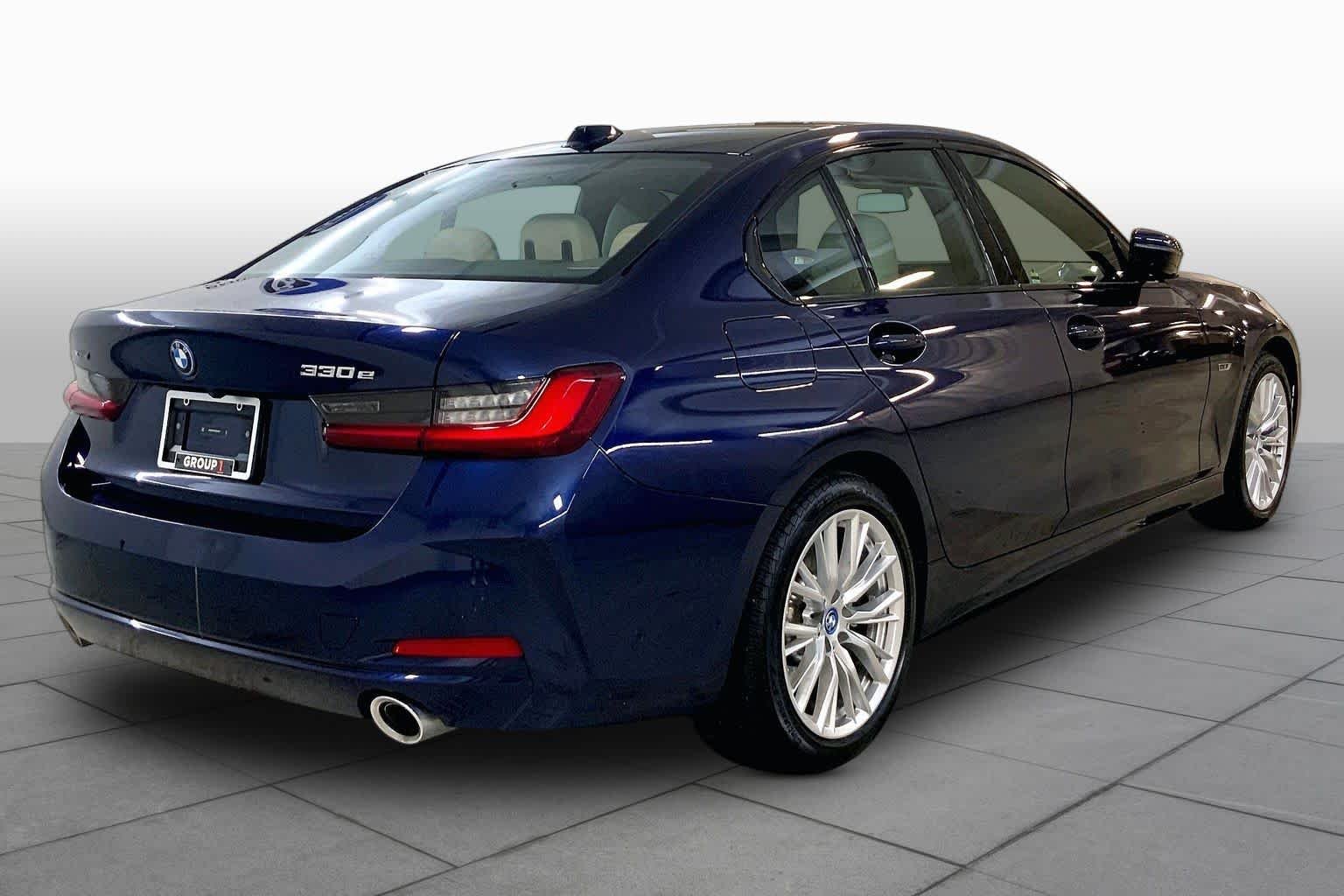 Certified Used 2023 Tanzanite Blue II Metallic BMW 330e xDrive image 12