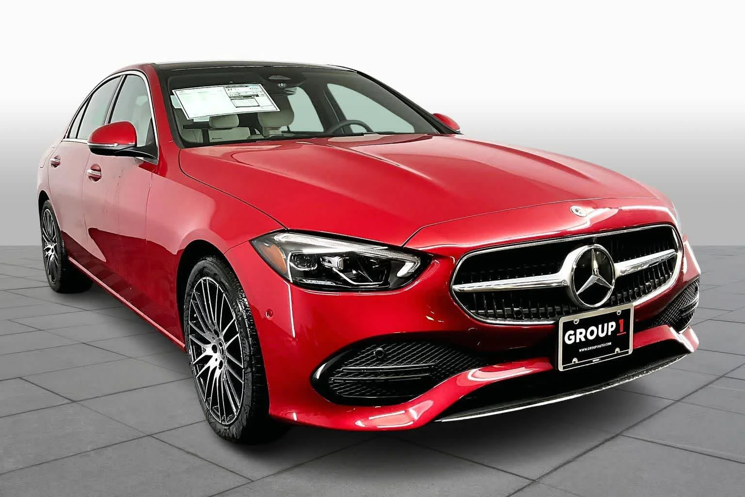 New 2026 MANUFAKTUR Patagonia Red Metallic Mercedes-Benz C 300 image 2