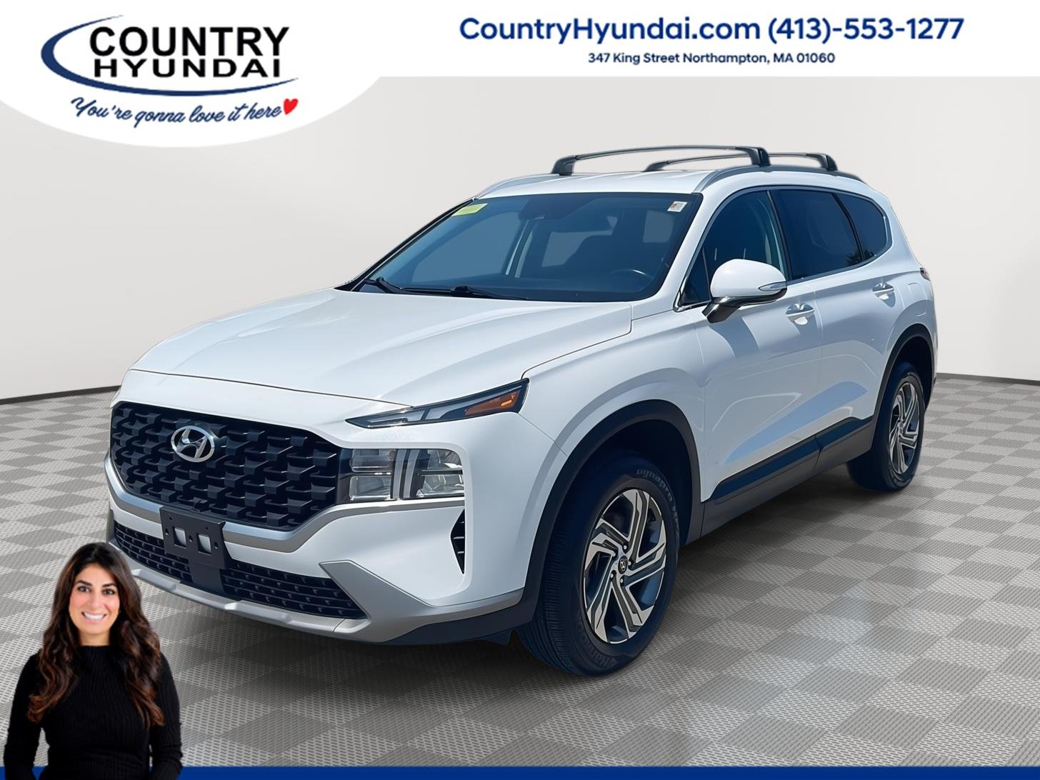 Used 2023 Serenity White Pearl Hyundai SEL image 1