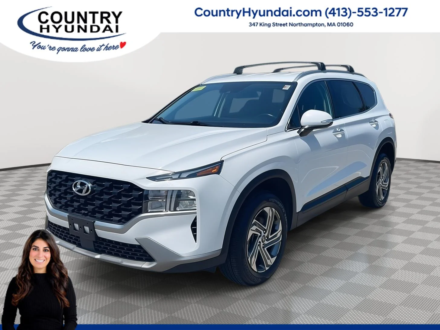 Used 2023 Serenity White Pearl Hyundai SEL image 1