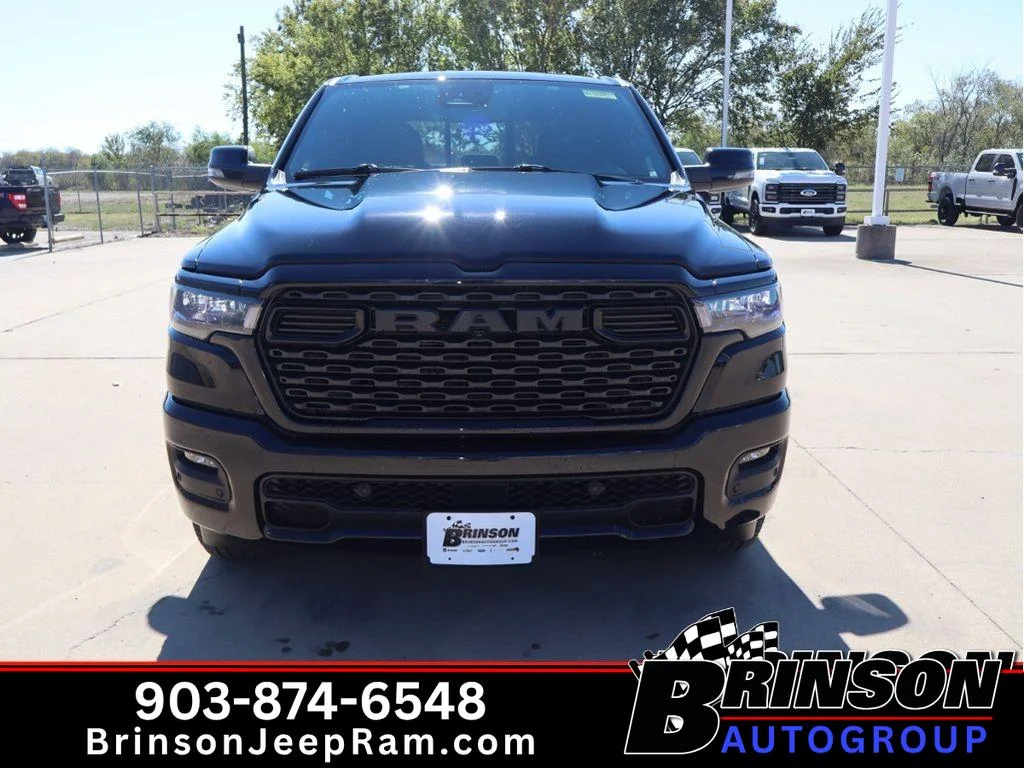 New 2026 Diamond Black Crystal Pearl-Coat Exterior Paint RAM Lone Star image 2